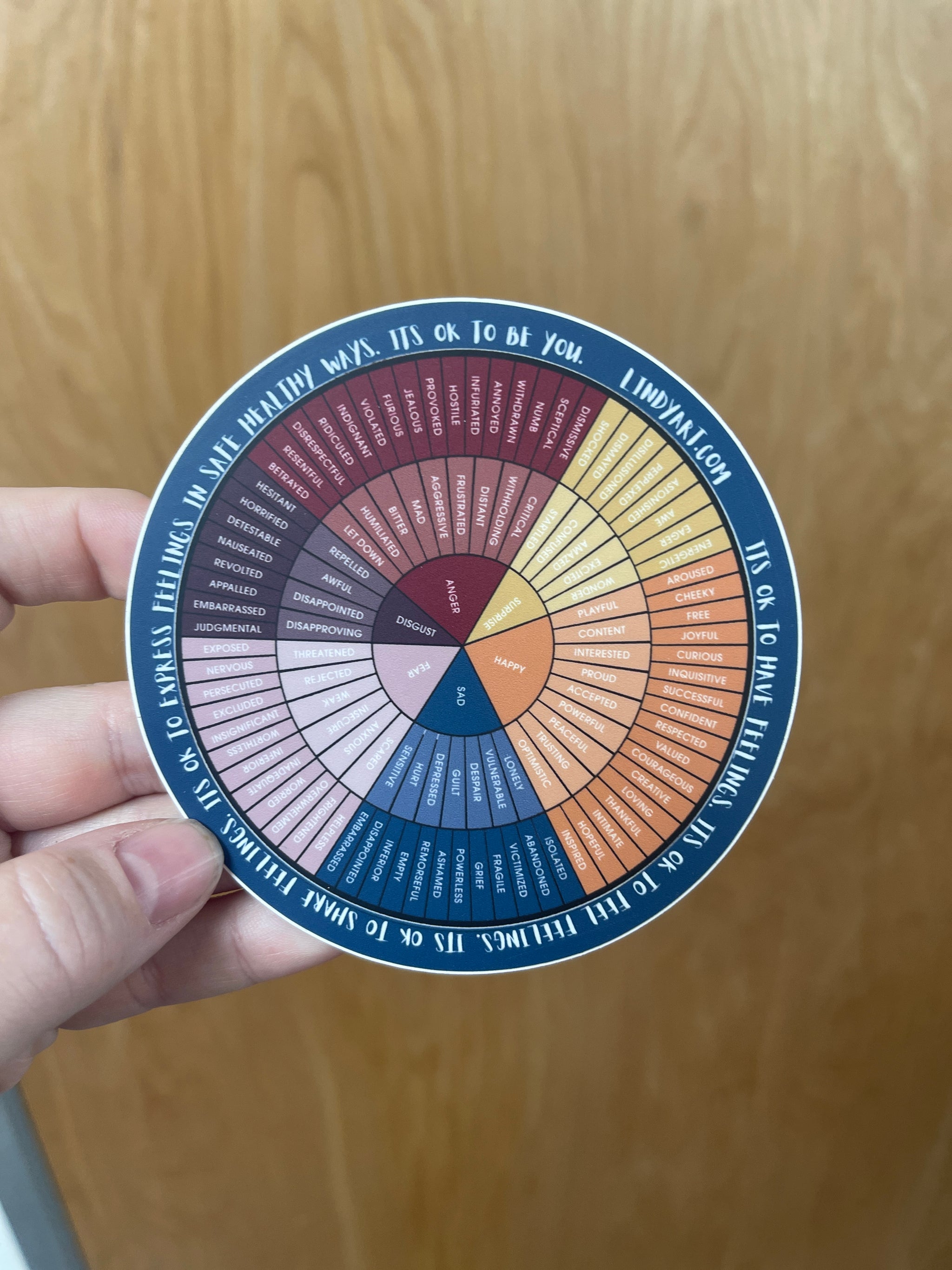 emotion wheel vinyl