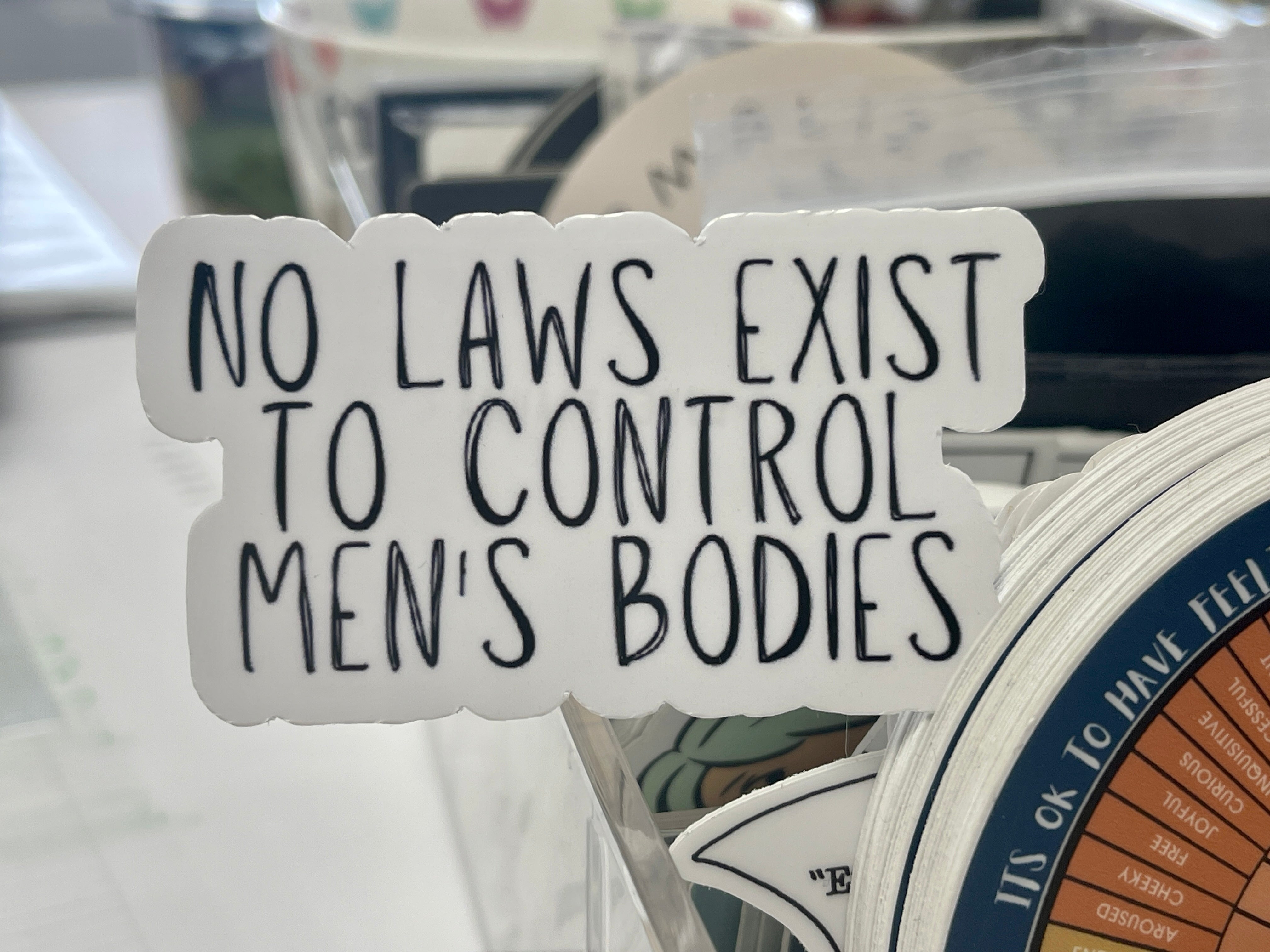 No laws exist to control mens bodies