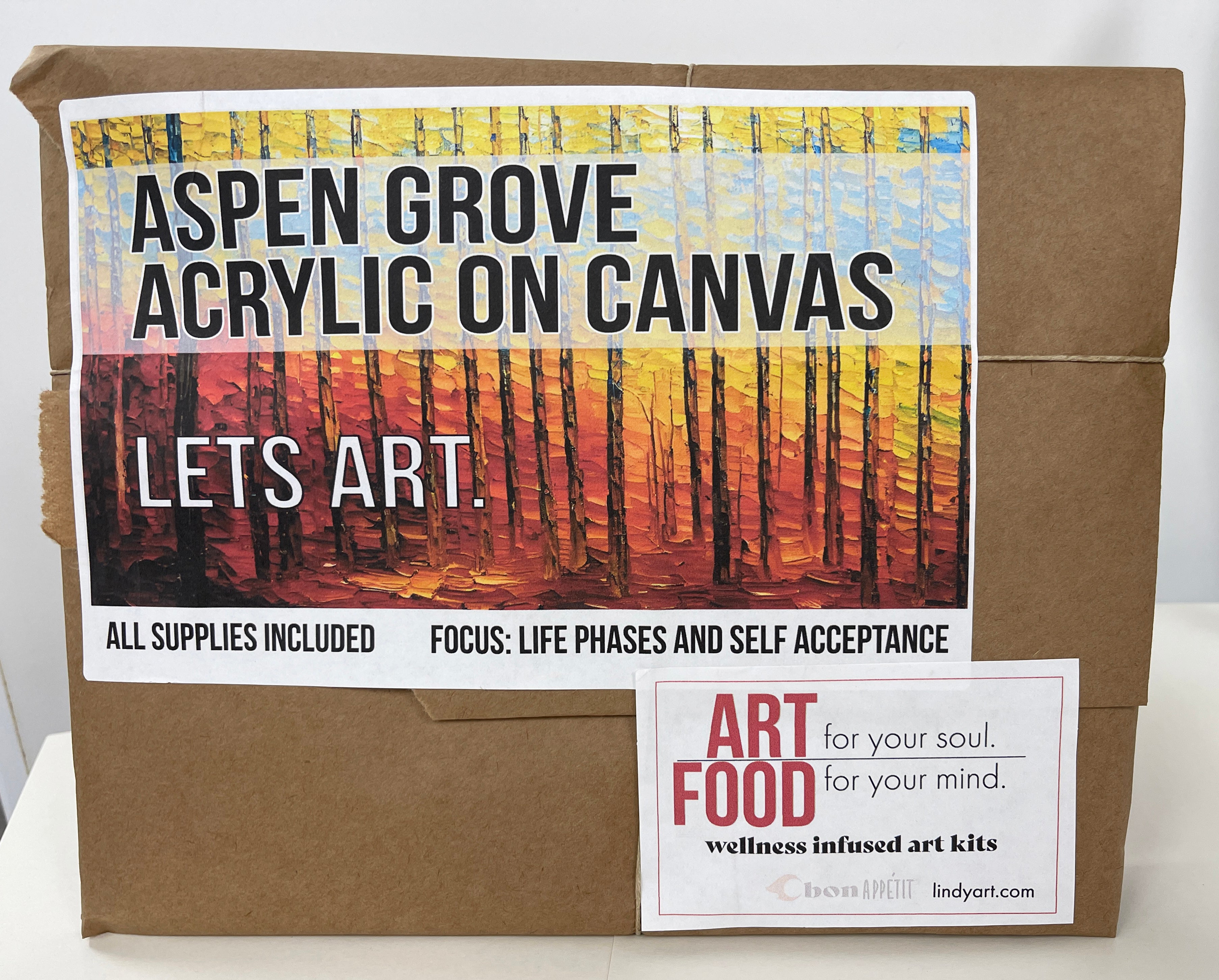 Paint an aspen Grove canvas (lifes phases & acceptance)