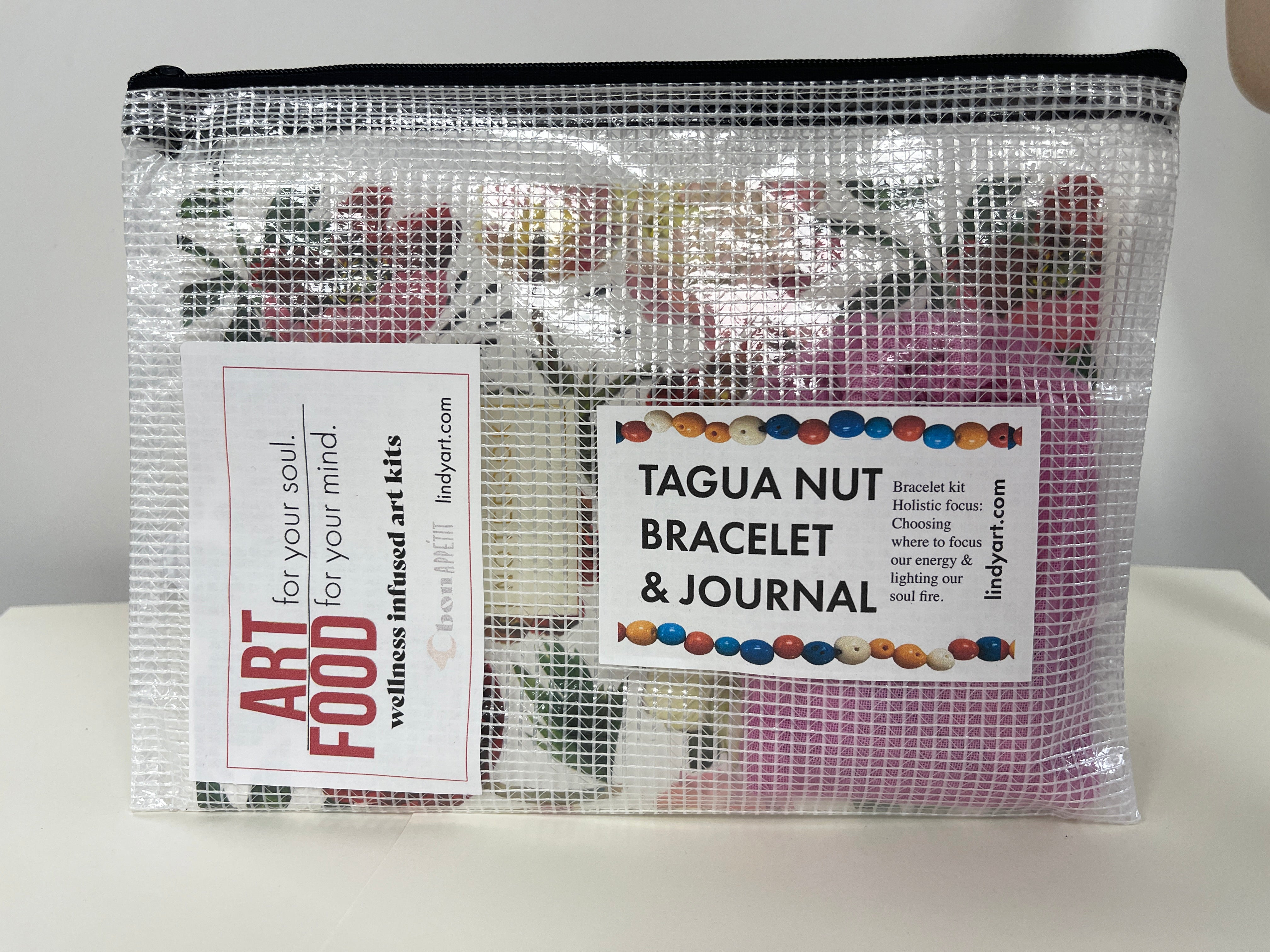 Tagua nut bracelet and journal kit