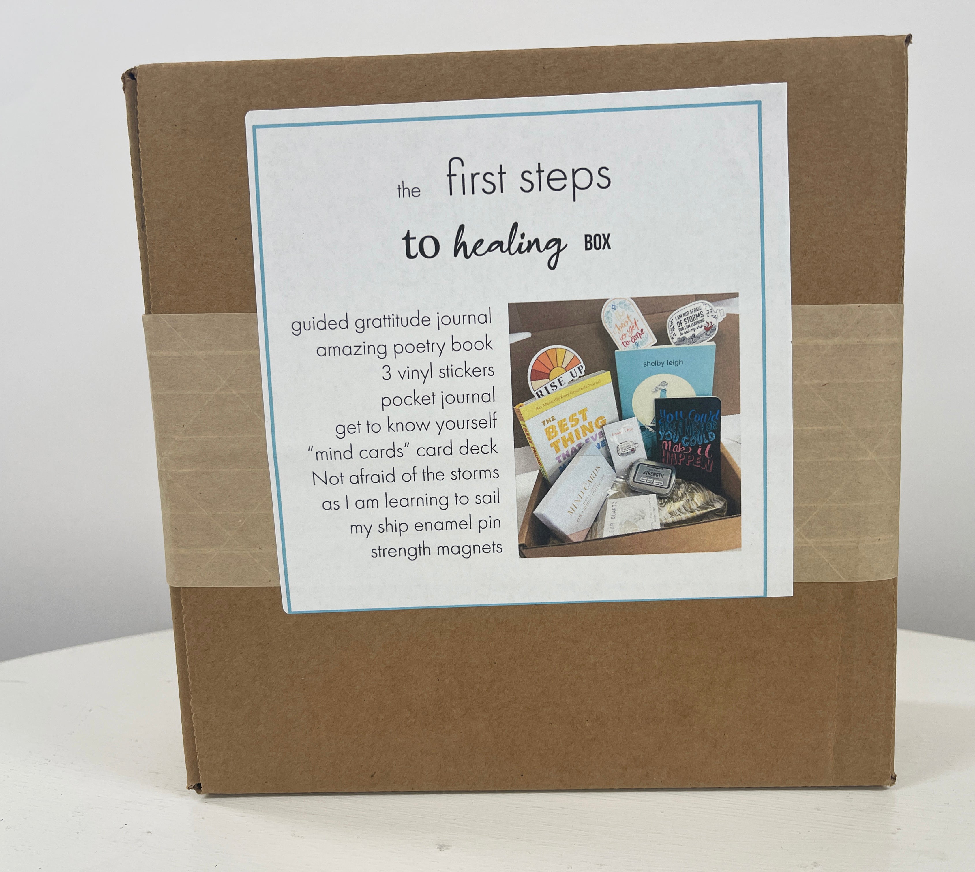 Firsts steps to healing box