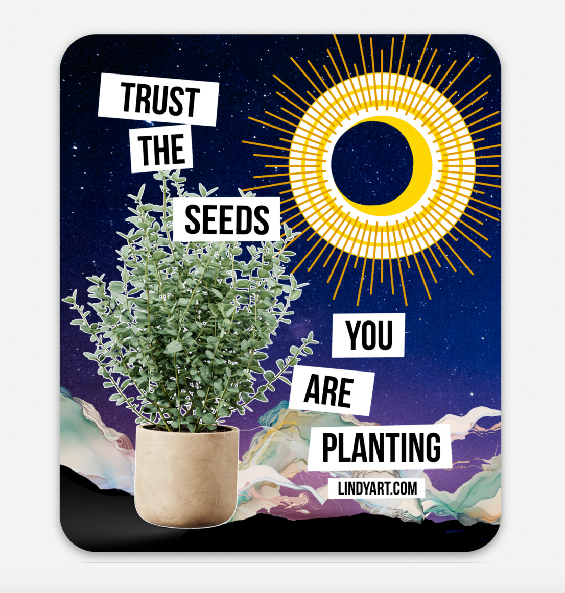 trust the seeds you are planting Trust the seeds you are planting – Lindy Art