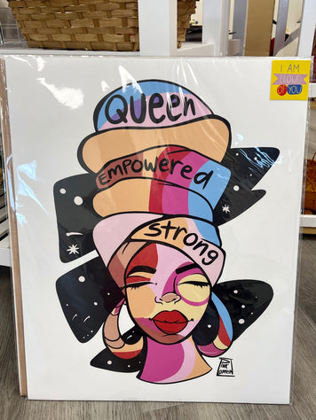 Queen ~ Positive wall decal art piece