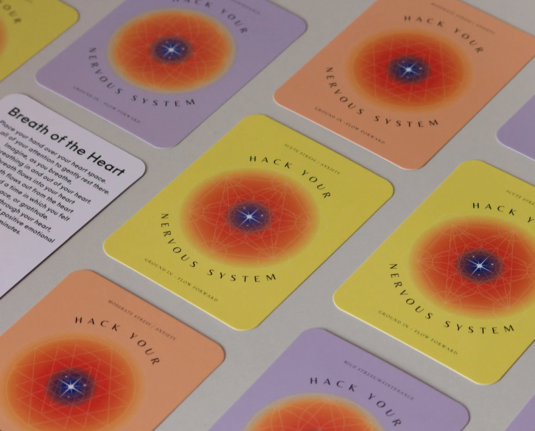 Healing card deck for Vagus Nerve help