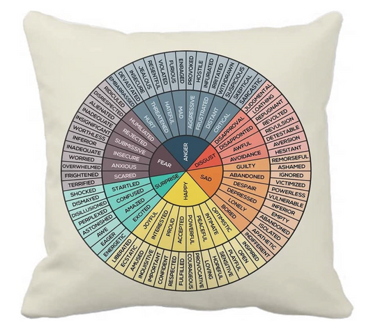 Emotion Wheel Pillowcase