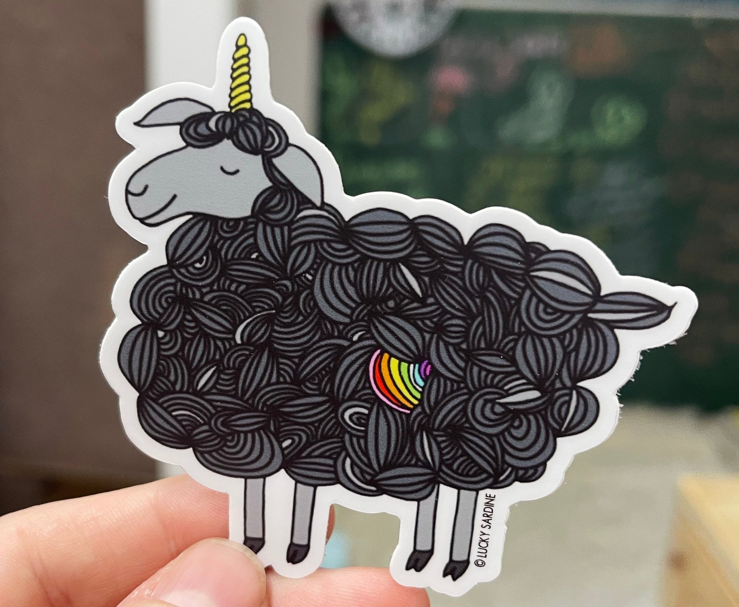 Black Sheep raibow-unicorn