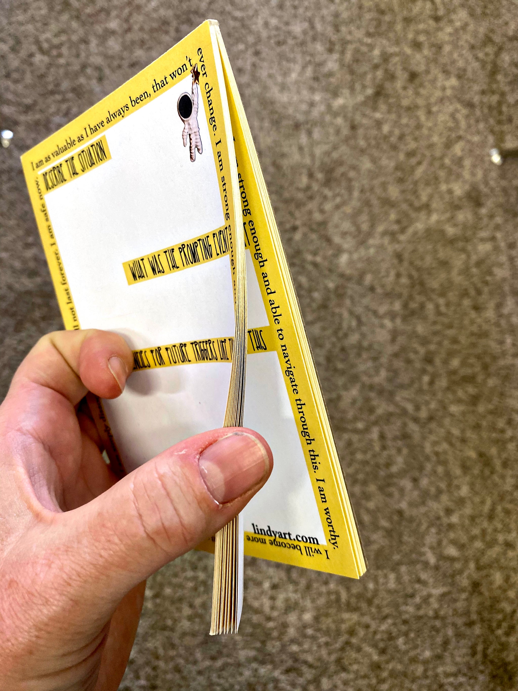 Triggers tracker pad