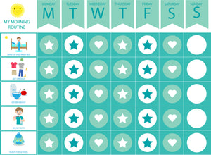 Child routine chart